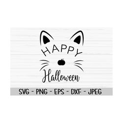 happy halloween svg, halloween svg, cat svg, baby kids svg, Dxf, Png, Eps, jpeg, Cut file, Cricut, Silhouette, Print, In