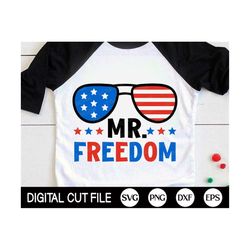 Mr Freedom SVG, 4th of July Svg, Patriotic Svg, Independence Day, American Boys, Kids 4th July Shirt, Png, Dxf, Svg File