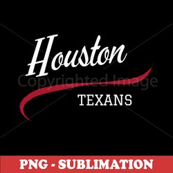 Texans Retro Sublimation PNG - Vintage Football Design - Instantly upgrade your fan gear with this nostalgic digital dow