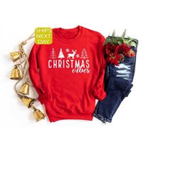 Christmas Vibes Shirt, Christmas Shirt, Christmas Present, Christmas Gift, Christmas Night, Family Christmas Outfit, Chr