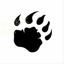 Bear Claws Svg, Indian American symbol svg, Bear Claws Clipart, Good Omen Svg for Fleece, Shirt, tattoo, Cutfile png Pdf