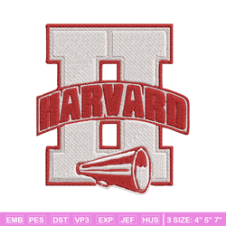 Harvard Crimson embroidery, Harvard Crimson embroidery, Football embroidery, Sport embroidery, NCAA embroidery. (1)