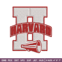 Harvard Crimson embroidery, Harvard Crimson embroidery, Football embroidery, Sport embroidery, NCAA embroidery. (1)