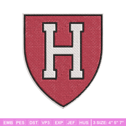 Harvard Crimson embroidery, Harvard Crimson embroidery, Football embroidery, Sport embroidery, NCAA embroidery. (5)