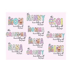 Mama Easter Png Bundle, This Mama loves Chilling With Her Kid, Personalized Easter, Mama Peeps Easter Png, Mother's Day
