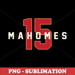 Patrick Mahomes 1 - Buck Tee - High-Resolution PNG for Stunning Sublimation Prints
