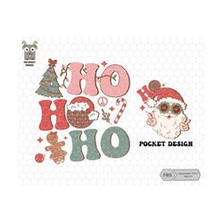 Hohoho Png, Merry And Bright Png, Trendy Christmas, Merry Christmas Png, Santa Claus Png, Holiday Winter Png, Christmas
