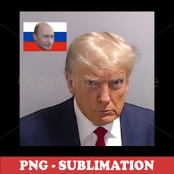 Trump Mugshot - High Definition - Unique Sublimation Design