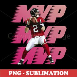 Atlanta Falcons MVP - Customizable Sublimation PNG - Elevate Your Fan Apparel