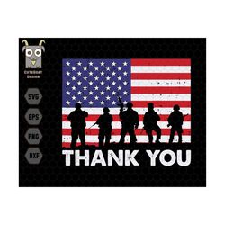 US American Flag Svg, American Soldiers Svg, Thank You Svg, Memorial Day Svg, Patriotic Svg, Veteran Svg, Soldiers Svg,