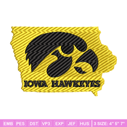Iowa Hawkeyes embroidery, Iowa Hawkeyes embroidery, Football embroidery, Sport embroidery, NCAA embroidery. (18)