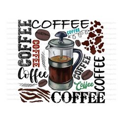 Coffee Png, Coffee Png,  Png, Coffee Png Files for Cricut, Leopard Png Files, Cowhide Png, coffee bean Sublimation, bean