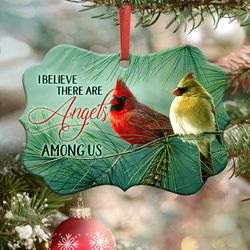 Cardinal Angels Among Us Ornament