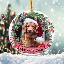 Christmas Dog Pet Ornament
