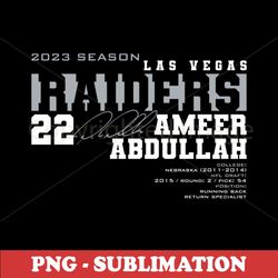 raiders sublimation png - exclusive abdullah design - high-quality 2023 sports graphics