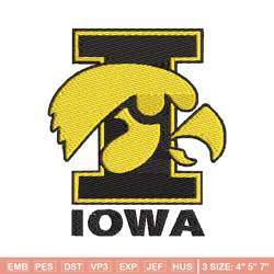 Iowa Hawkeyes embroidery, Iowa Hawkeyes embroidery, Football embroidery, Sport embroidery, NCAA embroidery. (8)