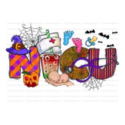 Halloween NICU Nurse Png, Halloween png, NICU png, NICU Nurse Png, Nurse png, Leopard ,Sublimation Designs,Digital Downl