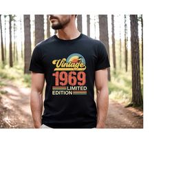 Vintage 1969 Shirt, Retro Vintage Shirt, Graphic Retro Shirt, 90s Aesthetic Shirt, Vintage 1960s Shirts, Gift For Him, C