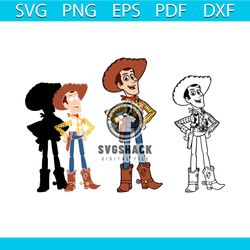 Woody svg clipart, Toy Story svg cut files for Cricut / Silhouette, png, dxf, instant download