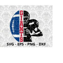 Giants Distressed Half Hand svg, eps, png, dxf, pdf, layered file, Ready For Silhouette Cricut and Sublimation, Svg File