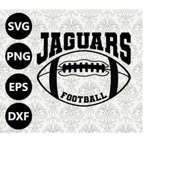 Jaguars Football Silhouette Team Clipart vector svg file for cutting with Cricut, Sublimation Png and Svg for Shirts, Vi