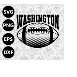 Washington Football Shading Silhouette Team Clipart vector svg file for cutting with Cricut, Sublimation Png and Svg for