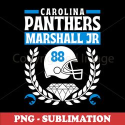 Carolina Panthers Marshall Jr 88 Edition - PNG Sublimation Digital Download File - Enhance Your Panthers Collection