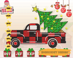 Christmas Truck Embroidery Designs, Christmas Embroidery Designs, Christmas Tree Embroidery, Merry Xmas Embroidery Designs