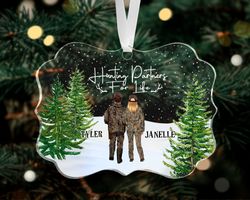 Hunting Ornament, Hunting Partner For Life,  Personalized Ornament