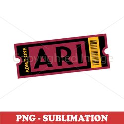 Football Ticket Sublimation PNG - Create Eye-Catching Sports Apparel & Merchandise