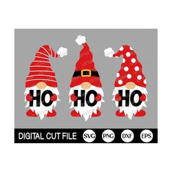 Christmas Gnome SVG, Ho Ho Ho Svg, Christmas SVG, Gnome Svg, Gnomes Png, Holiday gnomies, Christmas Shirt, Png, Dxf, Svg