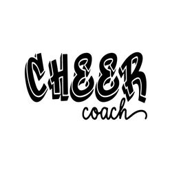 Cheer Coach SVG, Cheer Coach PNG, Wine Glass SvG, Cheerleader SVG, Instant Download, Cricut Cut Files, Silhouette Cut Fi