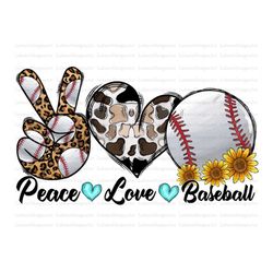 Peace love baseball png, Baseball Sublimation designs downloads, Baseball png, png baseball, png files for sublimation,