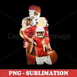Football Sensation - Kyler Murray Sublimation PNG - Exclusive Number 1 Design