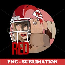 Loving KC - Vibrant Red - High-Quality Sublimation PNG for Stunning Prints