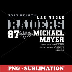 Raiders PNG Digital Download - High-Quality - Exclusive 2023 Mayer Design