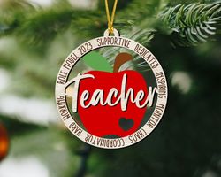 Teacher Ornament, Teacher Christmas Gifts, Teacher Appreciation Gifts