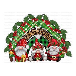 Christmas Gnomes Rainbow Png Sublimation Design, Merry Christmas Png, Christmas Gnomes Png, Christmas Rainbow Png, Digit