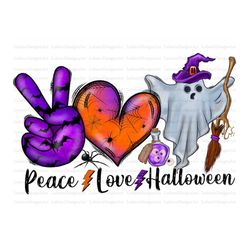 Peace Love Halloween Png, Halloween Sublimation,Halloween Design,Peace Love Halloween,peace love pumpkin spice,Sublimati