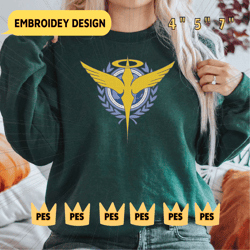 Anime Inspired Embroidery Designs, Machine Embroidery Design file, Pes, Dst, Jef, Vp3, Hus, Instant Download, Robot Anime Embroidery