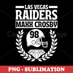 Las Vegas Raiders Maxx Crosby Helmet - Digital Sublimation File - Instant Download