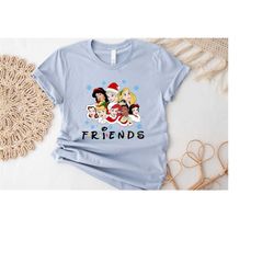 Disney Christmas Princess Friends Shirt, Disney Princess Shirt, Disney Christmas Friends Shirt, Princess Friends Shirt,