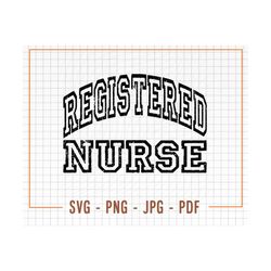 Distressed Nurse Svg, Registered Nurse Svg, Nurse Png, Nurse Vector File, Nurse Cricut Svg, Nurse Cut File, Distressed S