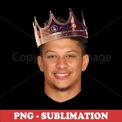 King Mahomes - PNG Sublimation Digital Download - Enhance Your Designs with High-Quality Transparency