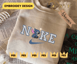 STITCH NIKE EMBROIDERED SWEATSHIRT - EMBROIDERED SWEATSHIRT/ HOODIES, Embroidery File, Embroidery Machine Design