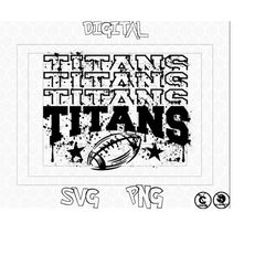 Titans Football Svg File