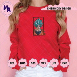 Anime Inspired Embroidery Designs, Anime Embroidery Files, Embroidery Files For Machine, Digital Download