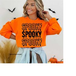 Spooky Halloween Sweatshirt, Halloween Sweatshirt, Halloween Crewneck, Funny Halloween Shirts, Halloween Outfit, Hallowe