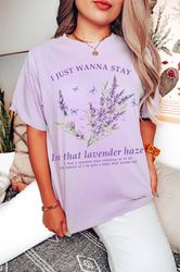 Lavender Haze Comfort Colors Shirt, Music Fan Gift, Taylor Swift Shirt, Taylor Swiftie Merch