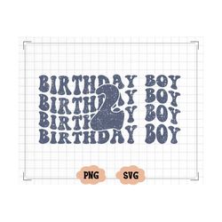 Two Birthday Boy Svg, Two Svg, 2nd Birthday Svg Png, Second Birthday Cut Files, Birthday Boy Shirt Design, Kids, Silhoue